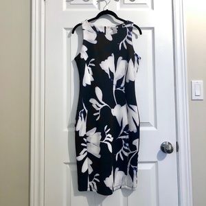 Scuba knit bodycon dress